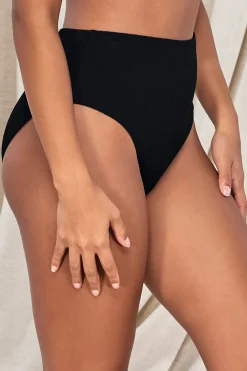 Pacifica Black Astrid High Waist Bottom