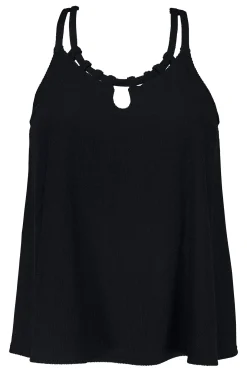 Pacifica Black Sadie Tankini Top