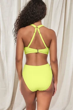 Pacifica Bright Pear Astrid High Waist Bottom