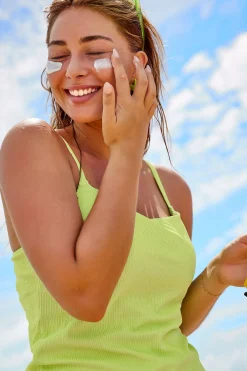 Pacifica Bright Pear Coralie Tankini Top