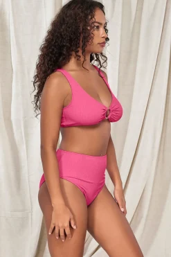 Pacifica Dragon Fruit Astrid High Waist Bottom
