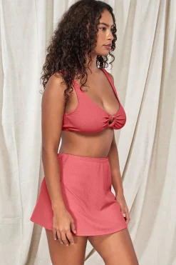 Pacifica Hibiscus Tea Cove Mini Skirt Cover-Up