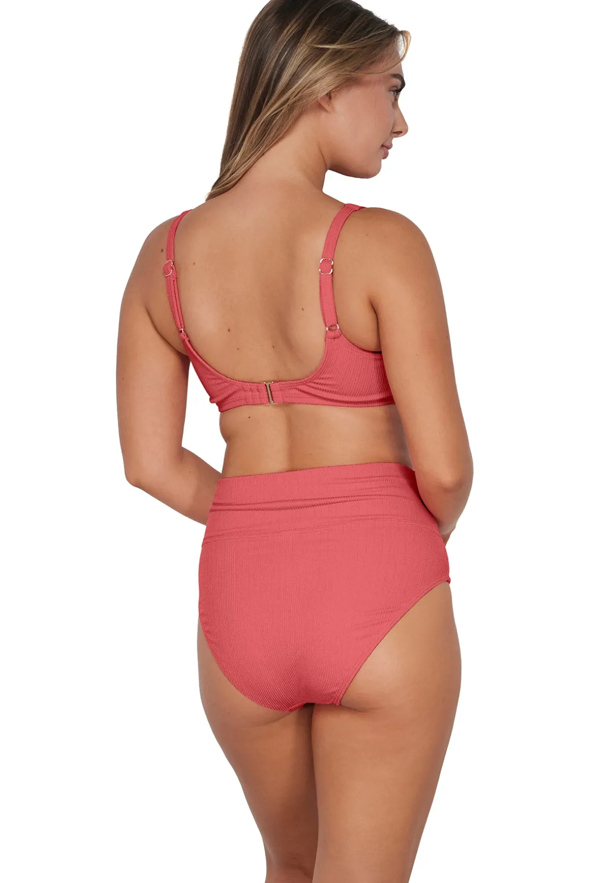 Pacifica Hibiscus Tea Hannah High Waist Bottom