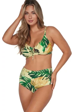 Sunsets Amber Oasis Capri High Waist Bottom
