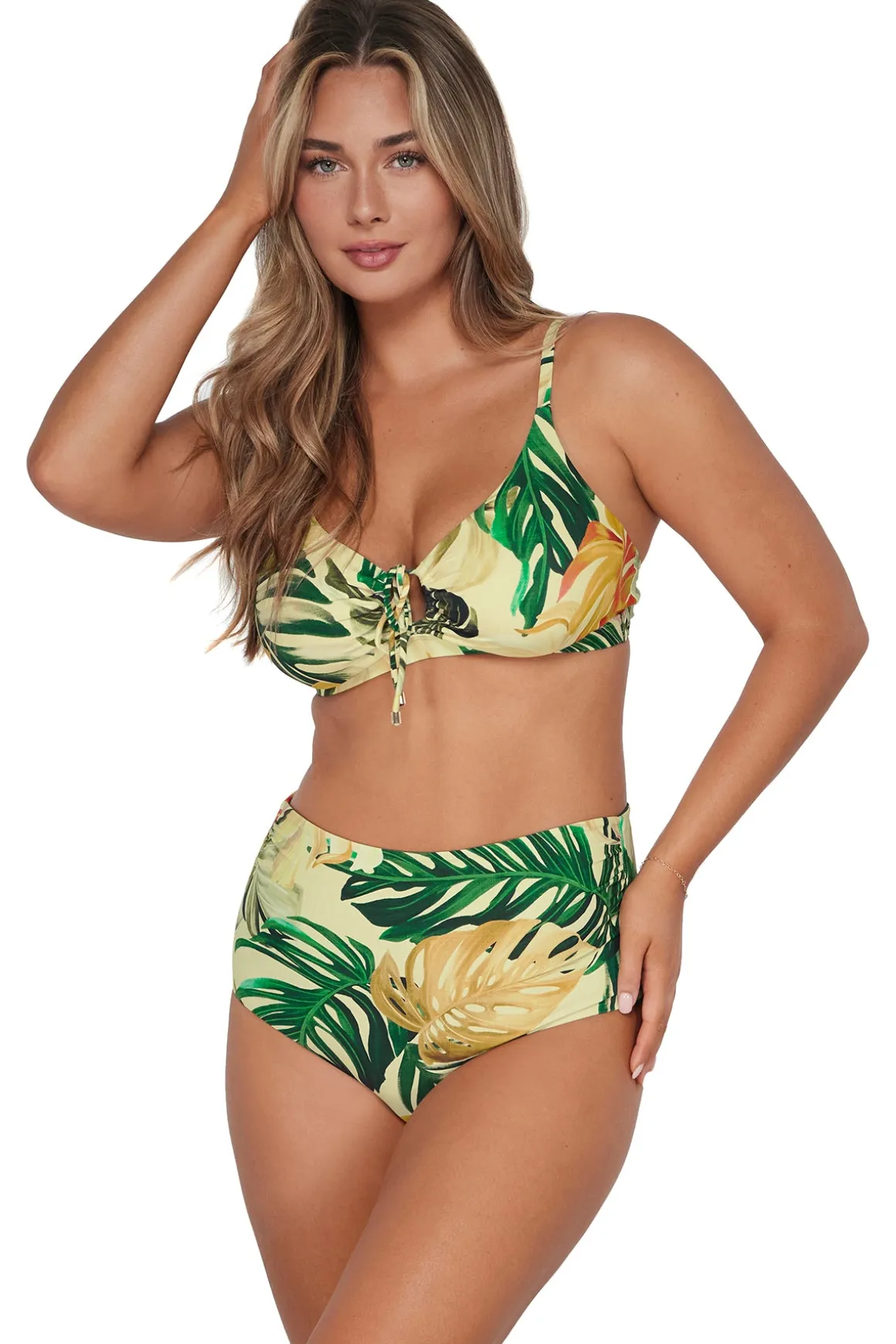 Sunsets Amber Oasis Capri High Waist Bottom