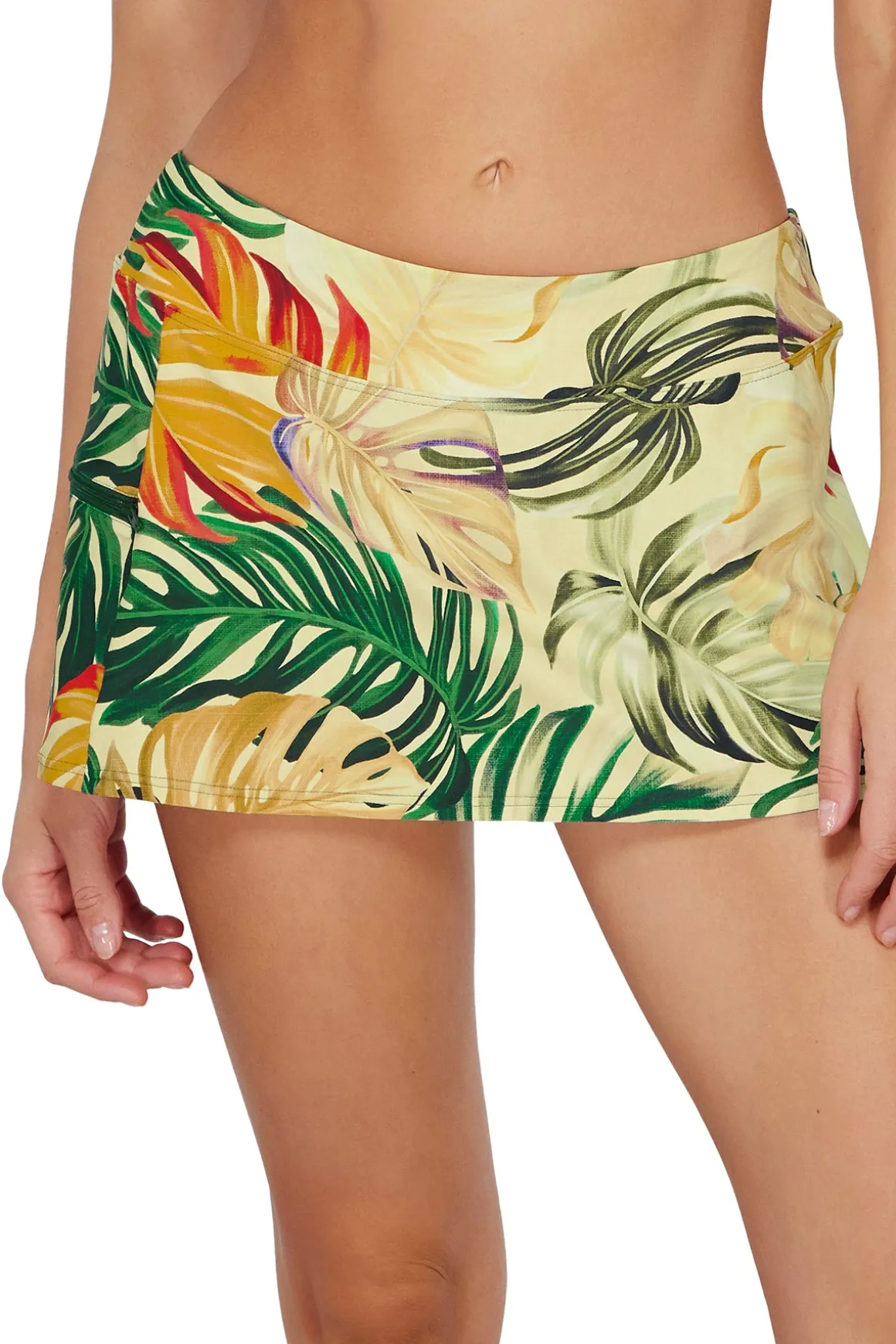 Sunsets Amber Oasis Sporty Swim Skirt Bottom