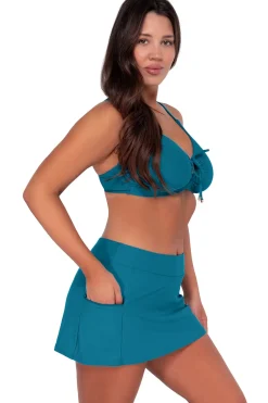 Sunsets Avalon Teal Kauai Keyhole Top