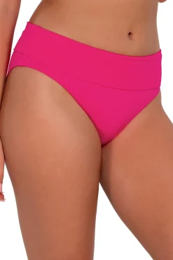 Sunsets Begonia Sandbar Rib Hannah High Waist Bottom