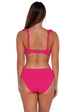 Sunsets Begonia Sandbar Rib Hannah High Waist Bottom