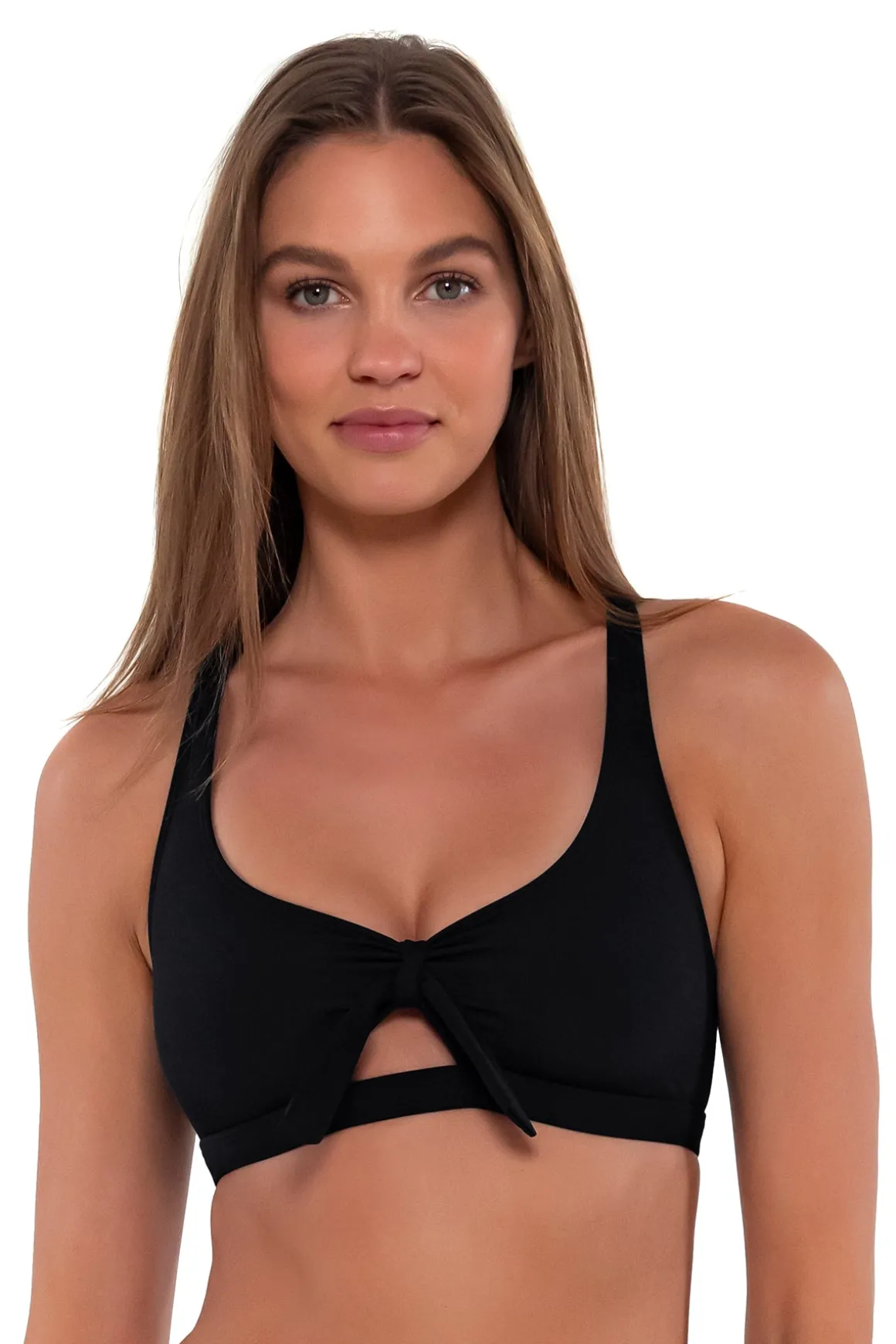 Sunsets Black Brandi Bralette Top