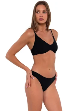 Sunsets Black Brooke U-Wire Top