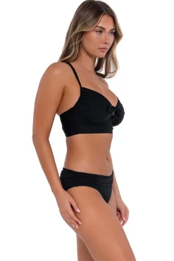 Sunsets Black Colette Bralette Top