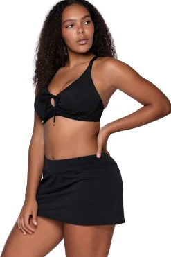 Sunsets Black Kauai Keyhole Top