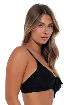 Sunsets Black Kauai Keyhole Top