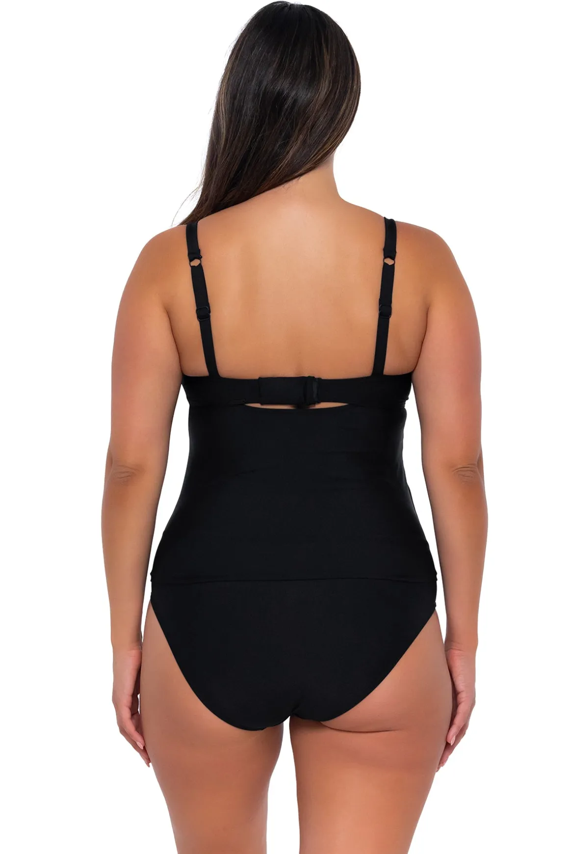 Sunsets Black Maeve Tankini Top