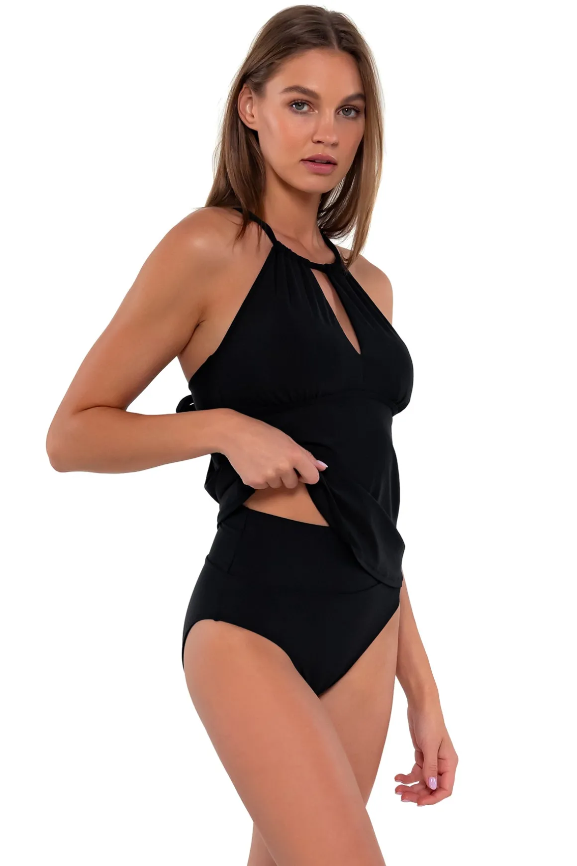 Sunsets Black Mia Tankini Top