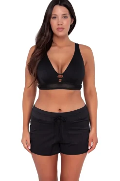 Sunsets Black Seagrass Texture Danica Top