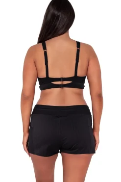 Sunsets Black Seagrass Texture Danica Top