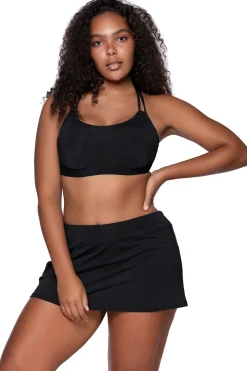 Sunsets Black Taylor Bralette Top