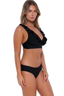 Sunsets Black Willa Wireless Top