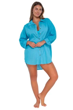 Sunsets Blue Bliss Delilah Shirt