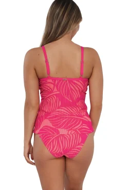 Sunsets Blushing Palms Sandbar Rib Forever Tankini Top
