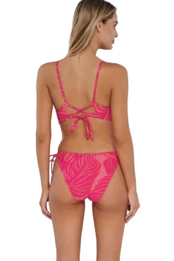 Sunsets Blushing Palms Sandbar Rib Lyla Bralette Top