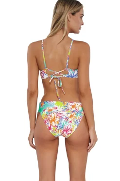 Sunsets Botanical Bliss Sandbar Rib Hannah High Waist Bottom