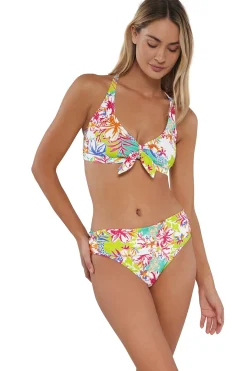 Sunsets Botanical Bliss Sandbar Rib Brandi Bralette Top