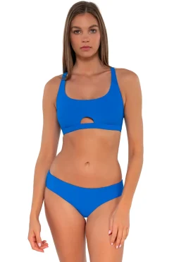 Sunsets Electric Blue Brandi Bralette Top