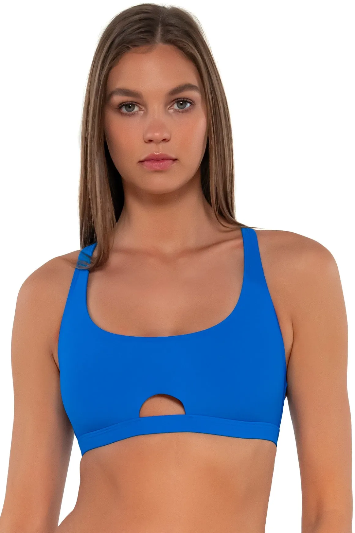 Sunsets Electric Blue Brandi Bralette Top