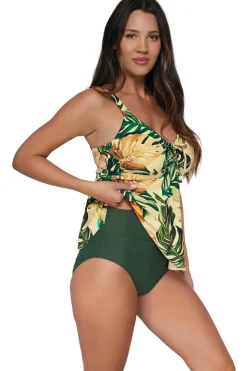 Sunsets Escape Amber Oasis Marin Tankini Top