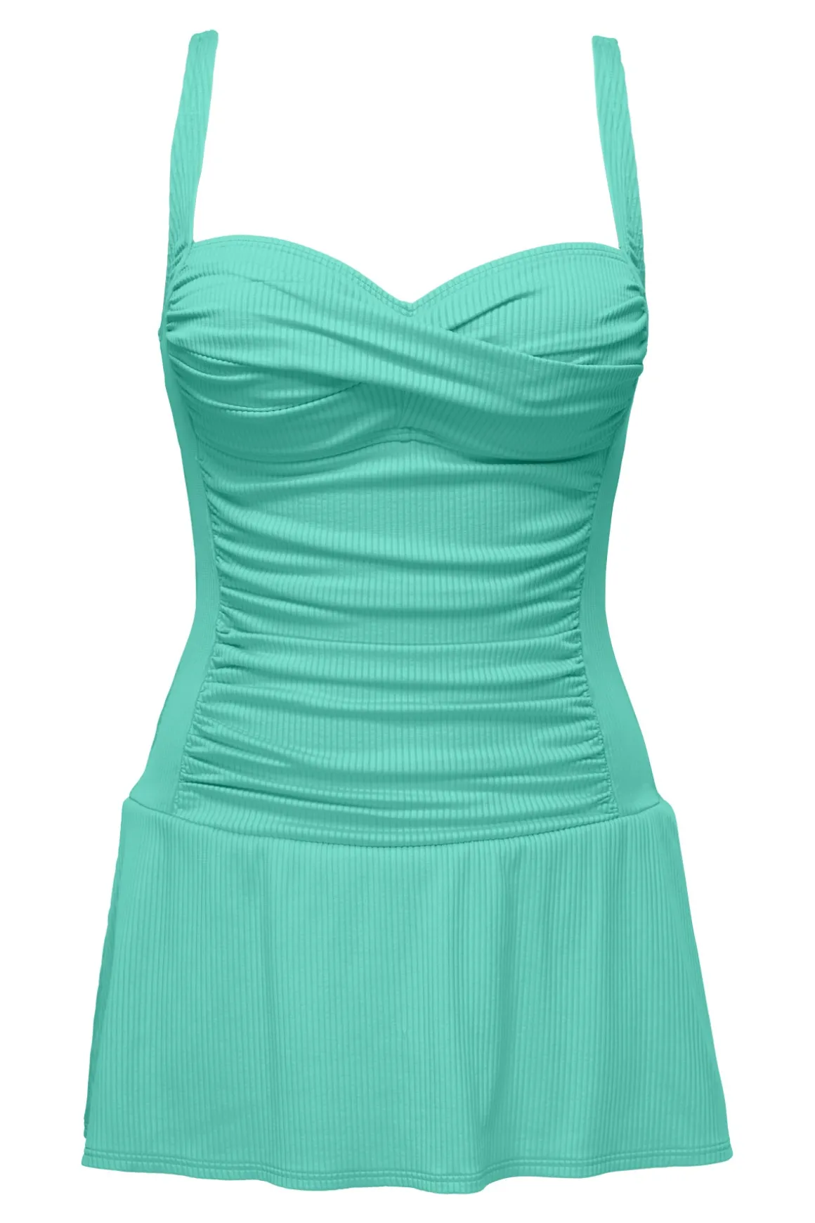 Sunsets Escape Aqua Mist Sandbar Rib Sienna Swim Dress