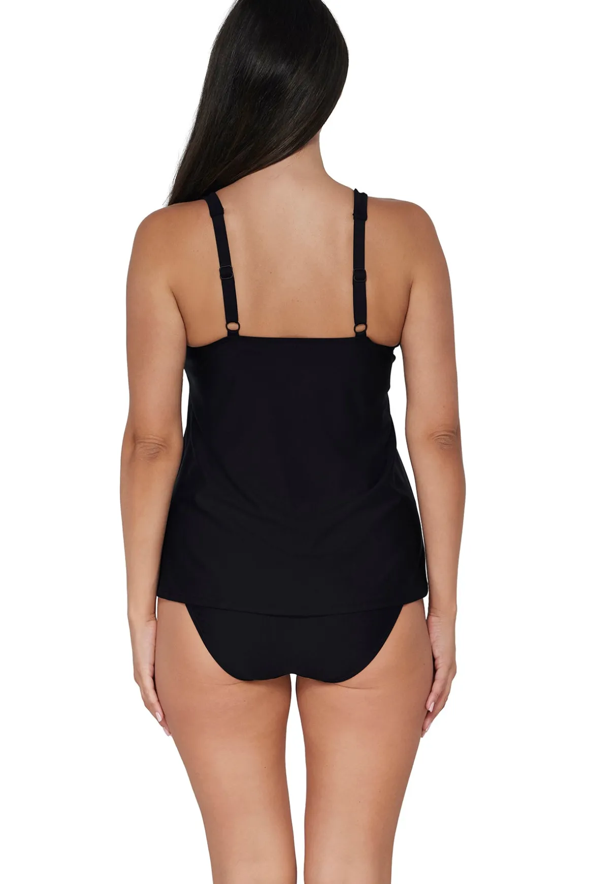 Sunsets Escape Black Jenna Tankini Top