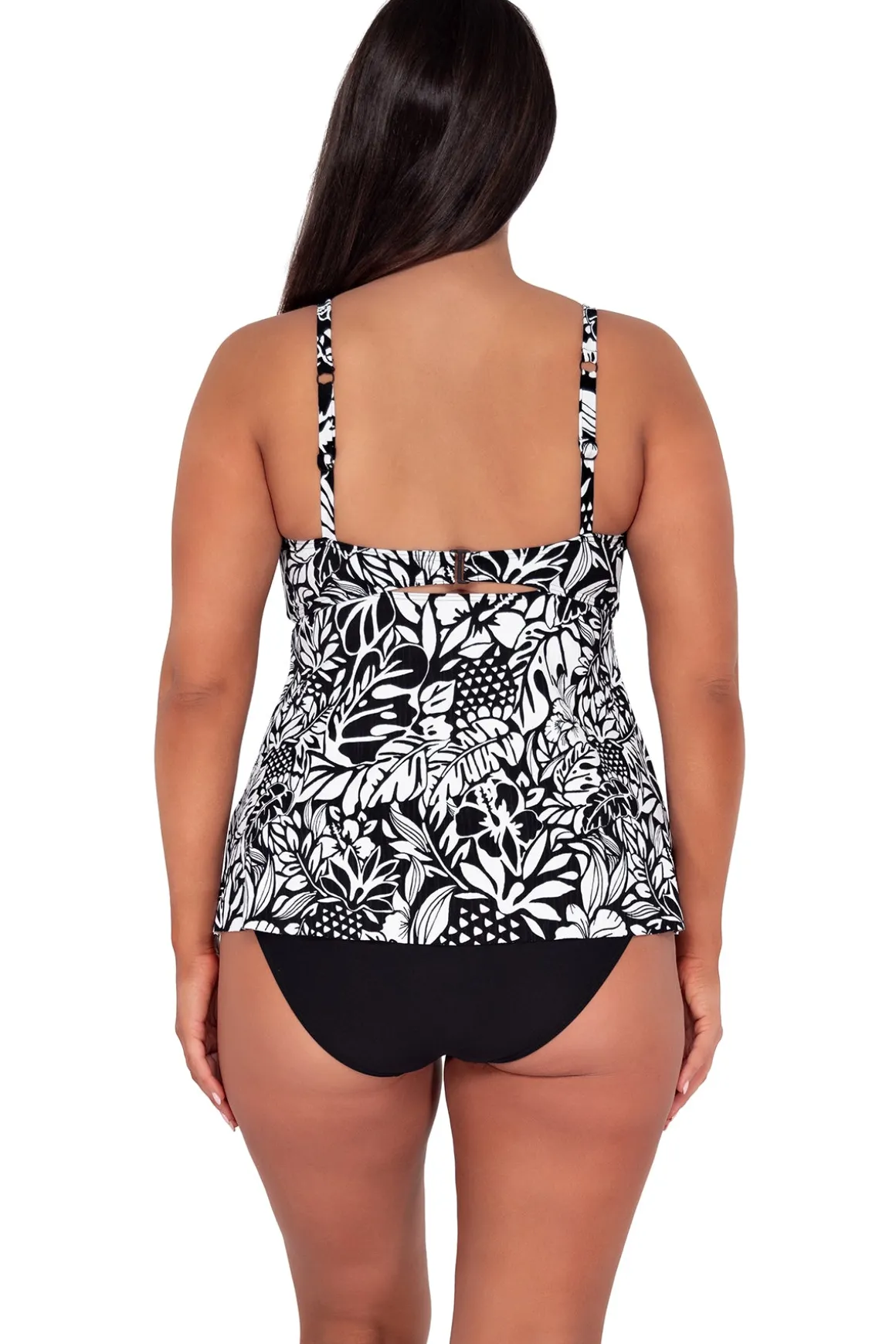 Sunsets Escape Caribbean Seagrass Texture Tori Tankini Top