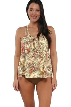 Sunsets Escape Island Spice Sadie Tankini Top