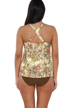 Sunsets Escape Island Spice Sadie Tankini Top
