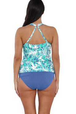 Sunsets Escape Sea Breeze Sandbar Rib Emerson Tankini Top