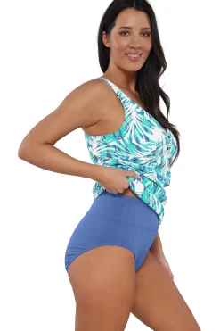 Sunsets Escape Sea Breeze Sandbar Rib Emerson Tankini Top