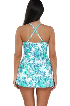 Sunsets Escape Sea Breeze Sandbar Rib Sienna Swim Dress