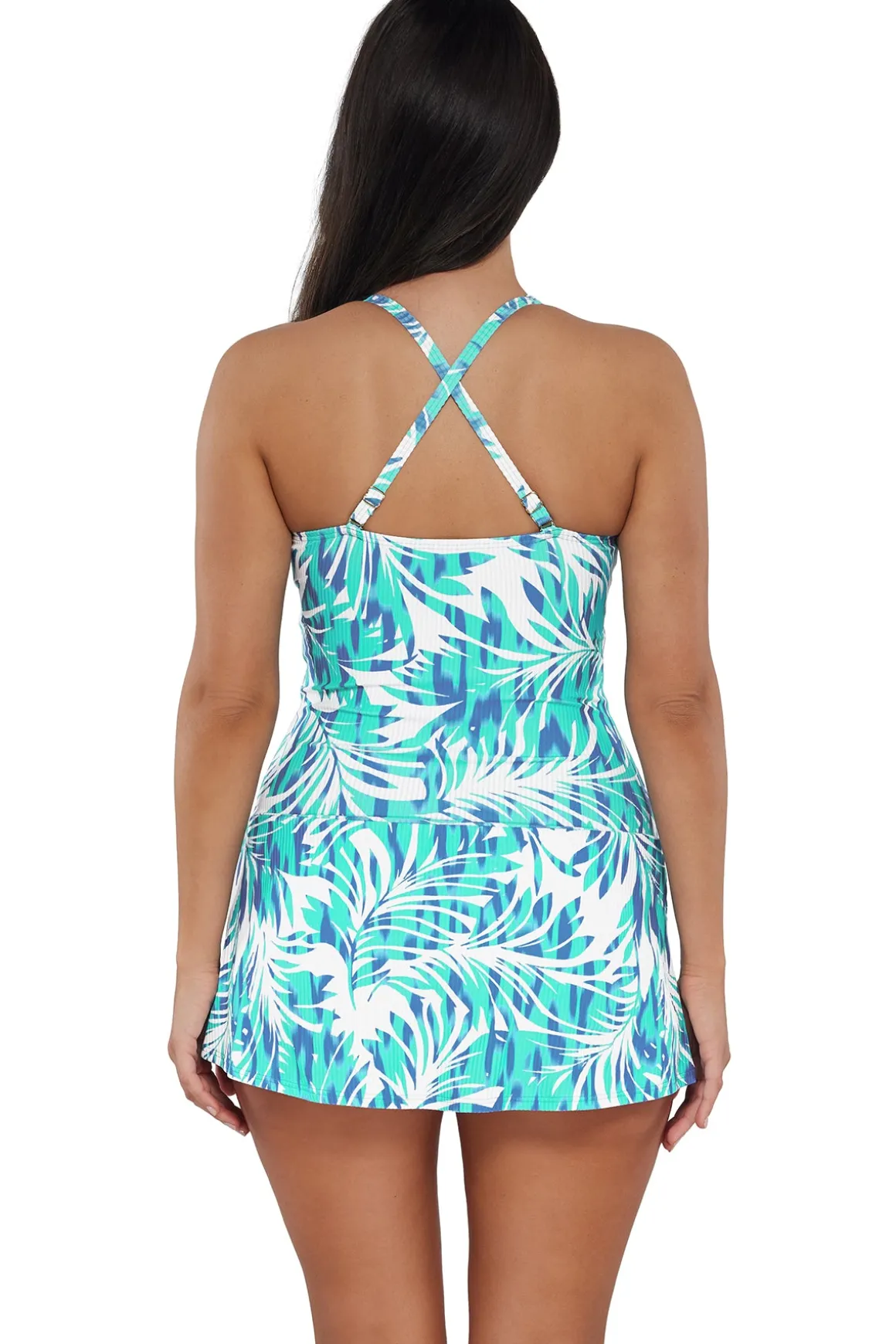 Sunsets Escape Sea Breeze Sandbar Rib Sienna Swim Dress