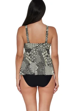 Sunsets Escape Venice Seagrass Texture Marin Tankini Top