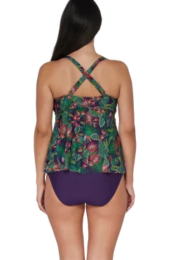 Sunsets Escape Welcome To Rio Marin Tankini Top