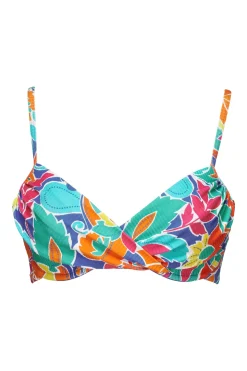 Sunsets Festive Floral Sandbar Rib Crossroads Underwire Top