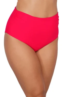 Sunsets Geranium Capri High Waist Bottom