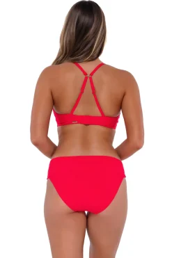 Sunsets Geranium Hannah High Waist Bottom
