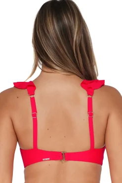 Sunsets Geranium Willa Wireless Top
