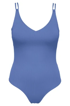 Sunsets Harbor Blue Sandbar Rib Veronica One Piece