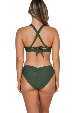 Sunsets Island Green Vienna V-Wire Top