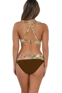 Sunsets Island Spice Capri High Waist Bottom